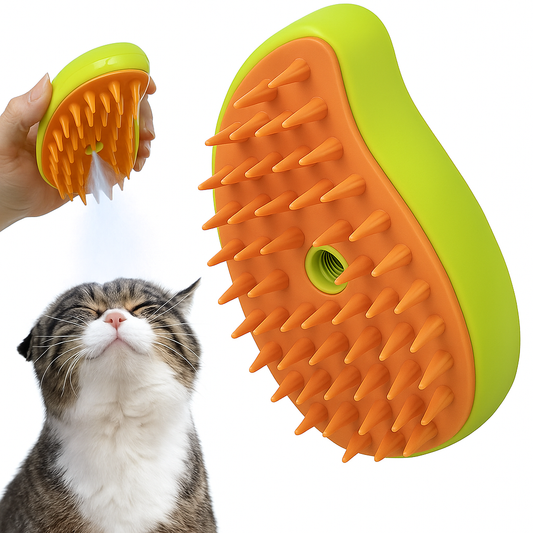 🟢Cepillo A Vapor Para Mascotas 3en 1