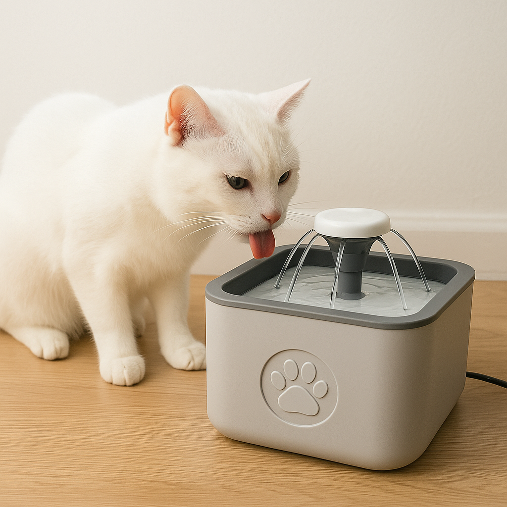 Fuente de Agua purificada para mascotas 2,5lt